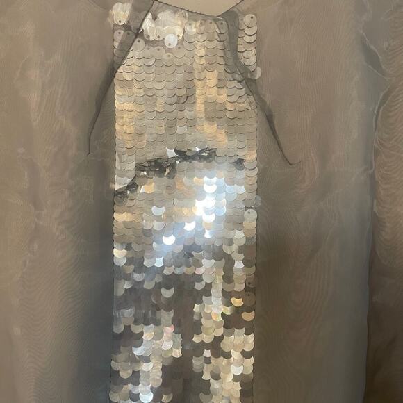 Simply Vera Vera Wang sequined tank w/ tulle overlay size XL - Picture 2 of 13